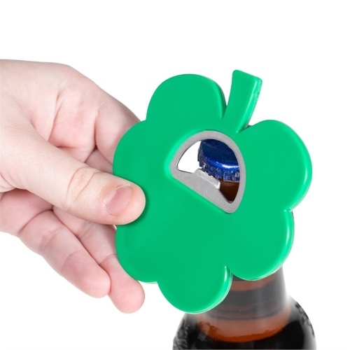 Shamrock Bottle Opener Coaster