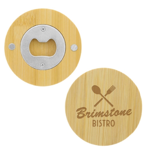 Bamboo Engraved Bottle Opener