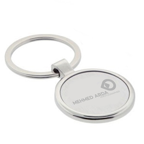 Circle Metal Keychain