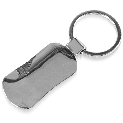 Rectangle Metal Keychain