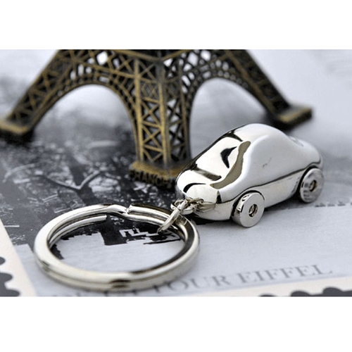 Metal Car Shaped Keychain