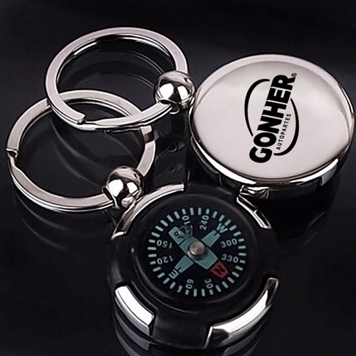 Mini Compass Keychain