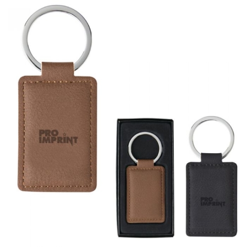 Logo Leatherette Key Tags