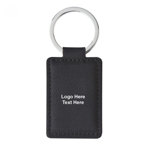 Logo Leatherette Key Tags