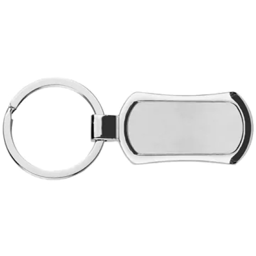 Polished Chrome Metal Key Chain