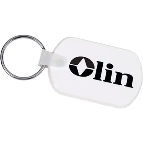 Rectangular PVC Key Tag