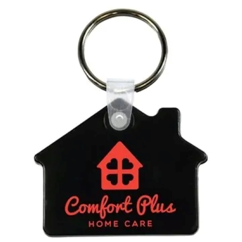 Plastic House Shaped Key Fob