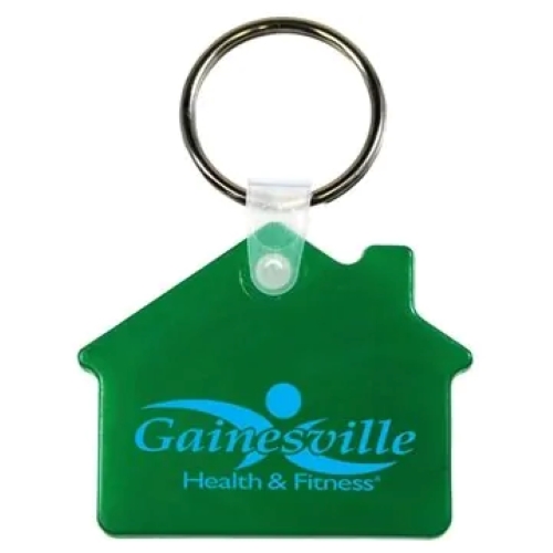 Plastic House Shaped Key Fob