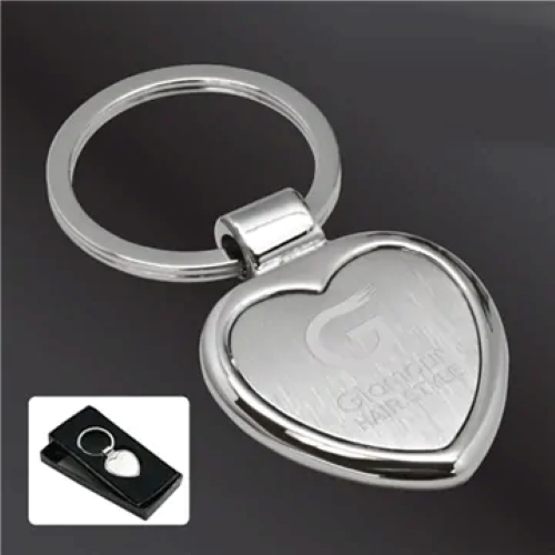 Heart Zinc Alloy Key Tag