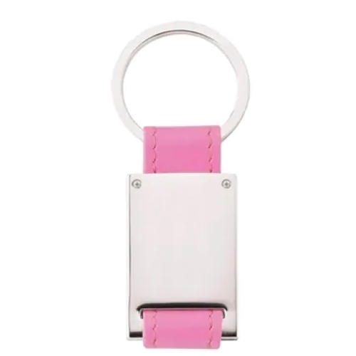 Leather Colorplay Key Ring