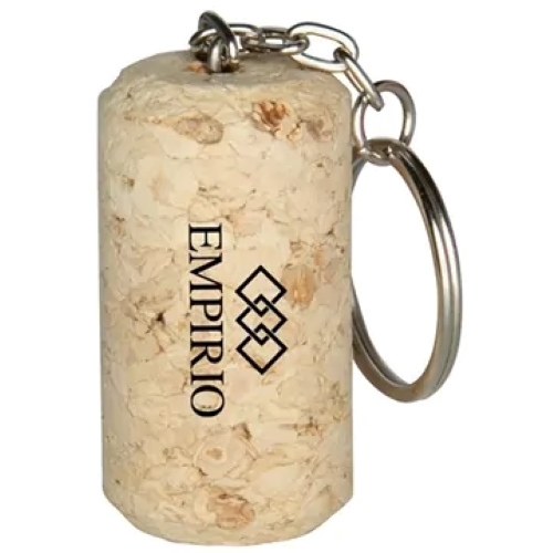 Natural Wine Cork  Keyring