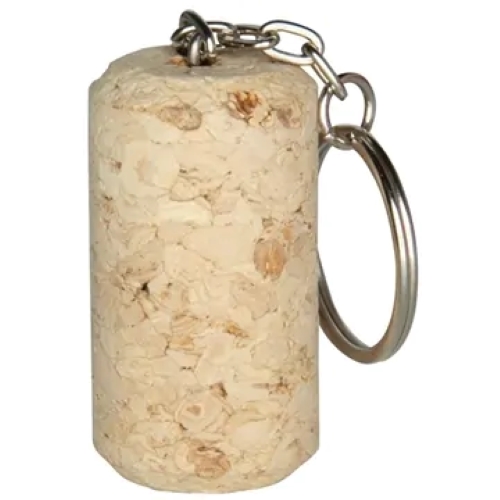 Natural Wine Cork  Keyring