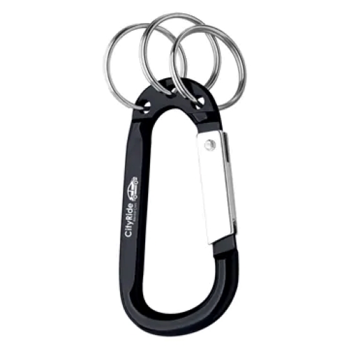 Carabiner With Triple Split Ring