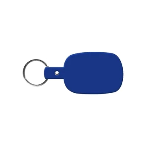 Round Rectangle Flexible Key Tag