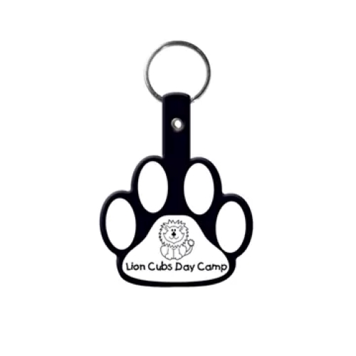 Paw Flexible Key Tag