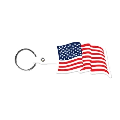 Customize Flag Flexible Key Tag