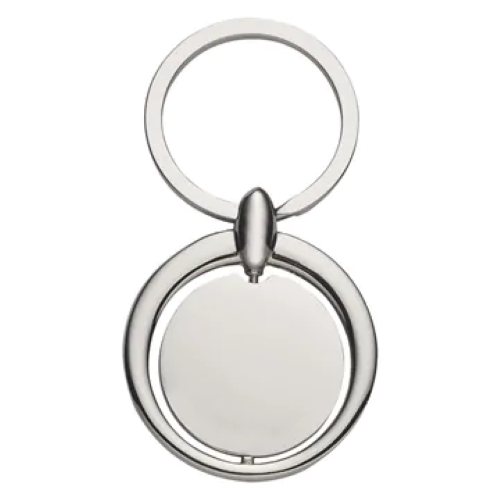 Circular Metal Key Tag