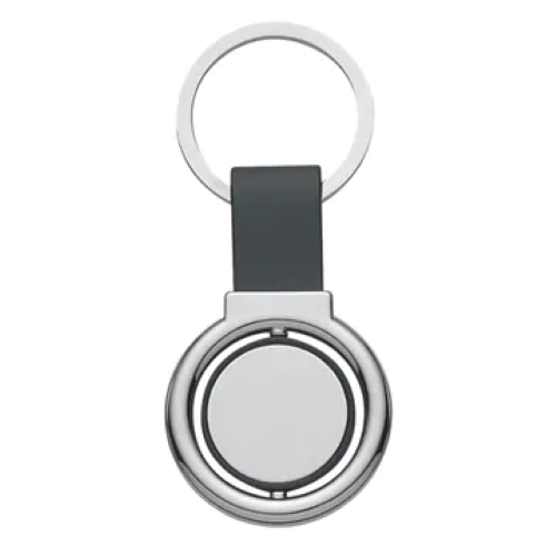 Spinner Circular Metal  Key Tag