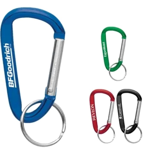 Custom Carabiner With Metal Split Ring