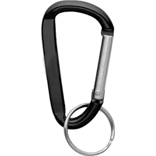 Custom Carabiner With Metal Split Ring