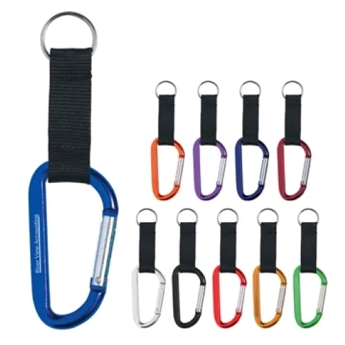 Carabiner with Strap