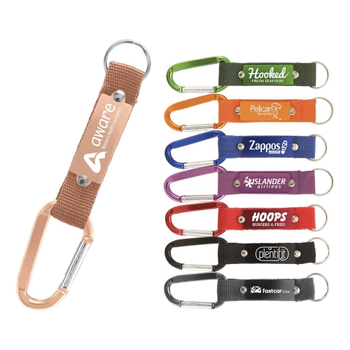 Carabiner Strap Happy Key Chain