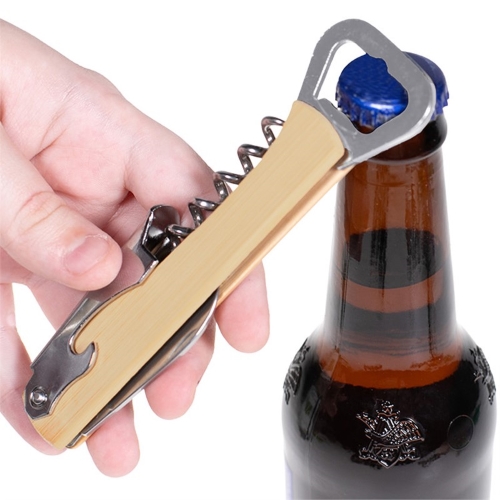 Bottle Opener-Engraved Bamboo