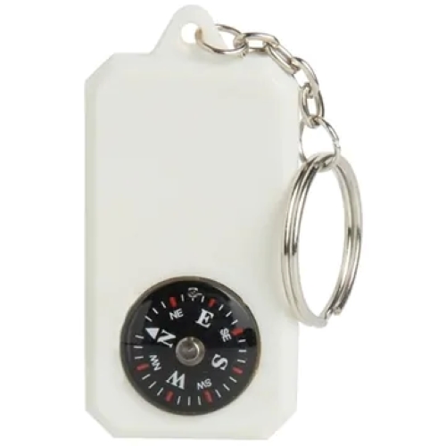 Personalized Compass Keyring