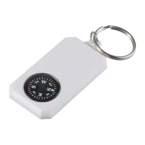 Personalized Compass Keyring