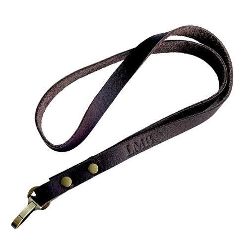 Personalized Leather Lanyard