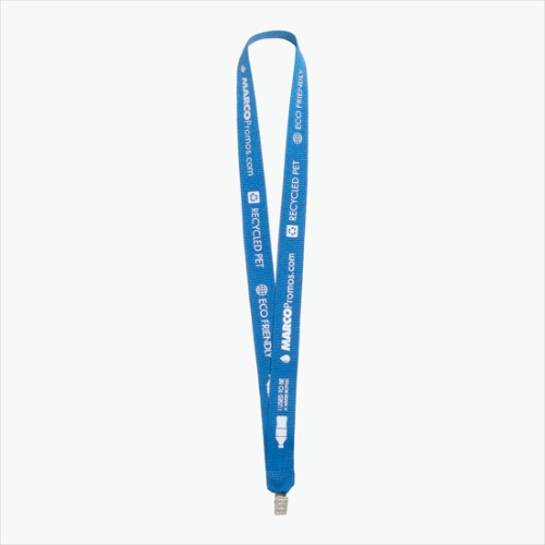 PET Lanyard with Non-Swivel Bulldog Clip