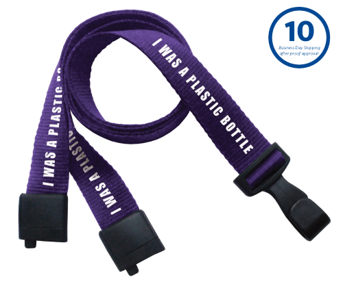 Silk Screen Custom Recycled P.E.T. Lanyard