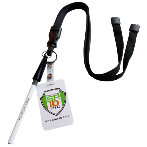 Lanyard with Pen and ID Badge Holder