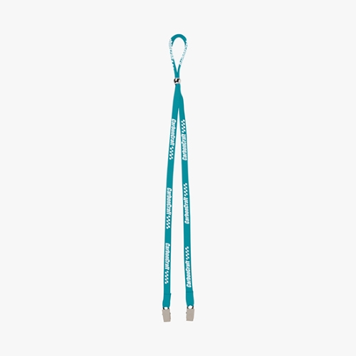 Double Bulldog Clip Lanyard