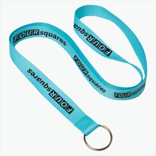 Polyester Key Ring Lanyard