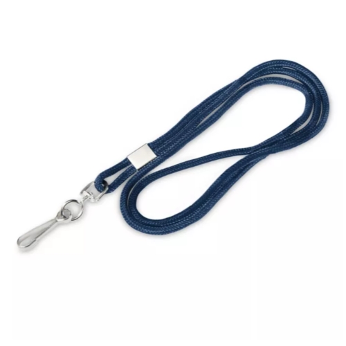 Swivel Hook Round Woven Nylon Lanyard