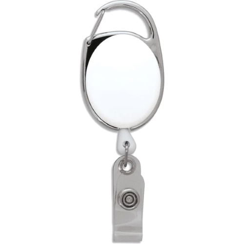 Retractable Carabiner Style Badge Reel