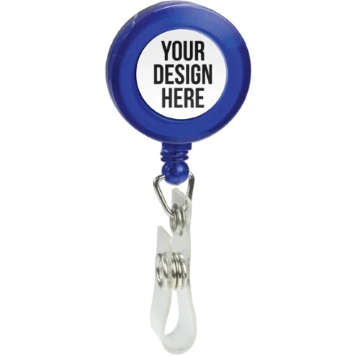 Round Domed Retractable Badge Holders