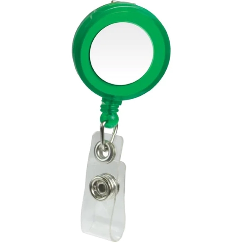 Round Domed Retractable Badge Holders