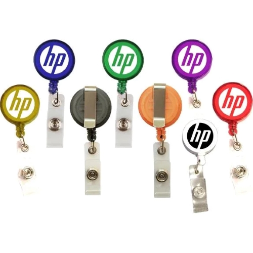 Customized Round Retractable Badge Holders