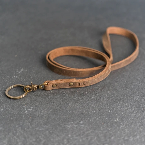 Personalized Premium Leather Lanyards