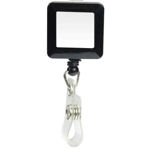 Marketing Square Domed Retractable Badge Holders