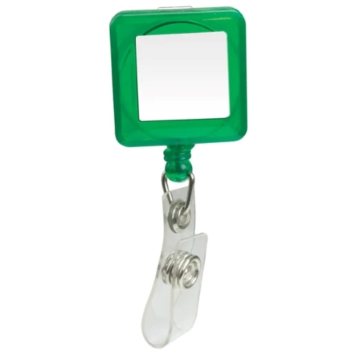 Marketing Square Domed Retractable Badge Holders