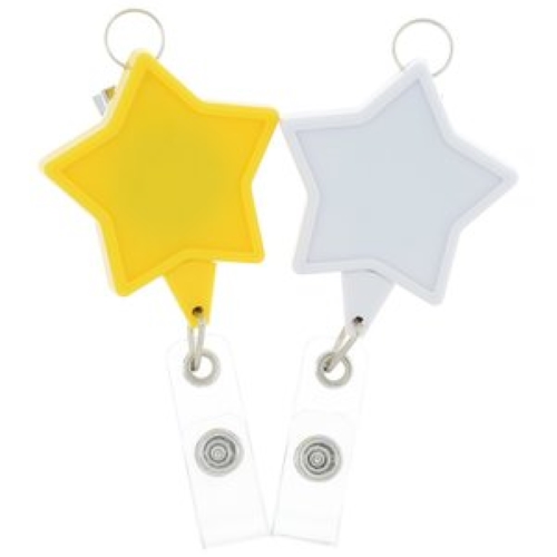 Star Label Badge Holder with Lanyard