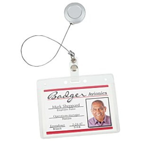 Retractable Badge Holder with Slip Clip