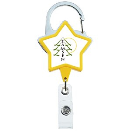 Star Heavy Duty Clip On Retractable Badge Holder