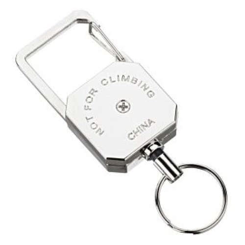 Badge Reel Keychain with Carabiner