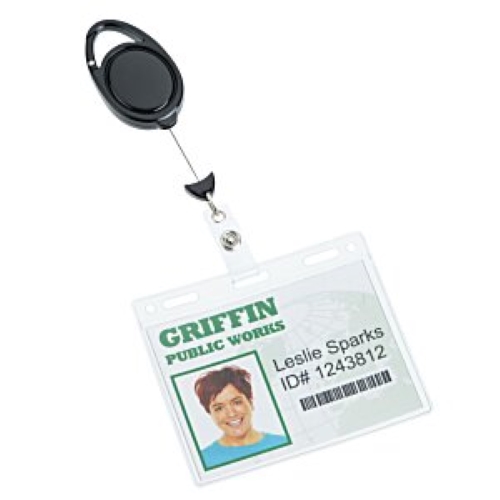 Clip On Secure A Badge Opaque