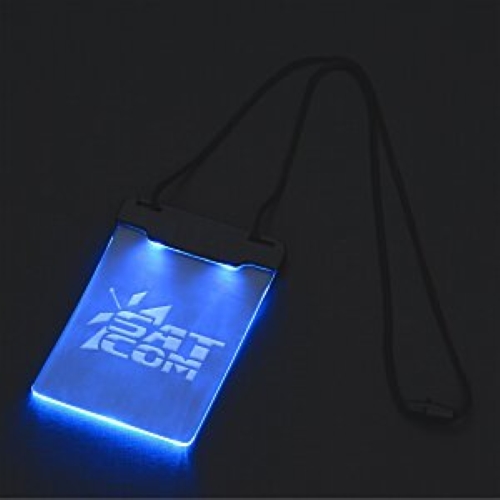 Space Glow Lighted Badge