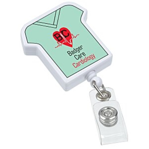 T Shirt Label Jumbo Retractable Badge Holder